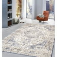 thumbnail image 3 of Pasargad Home Amadeus 6' x 9' Power-Loomed Ivory/Grey Rug, For Indoor Space and all Age of Group, 3 of 9