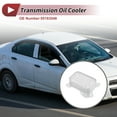 thumbnail image 3 of Enfriador de aceite de motor Unique Bargains para Chevrolet Aveo 2011-2014, enfriador de aceite de transmisión con juntas de O-ring No.55183548, aleación de aluminio, tono plateado, 1 juego, 3 of 6