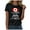Black, variant on Ladies Tops and Blouses Keep Canada Flag Proud Statet Print Beach Vacation Clothes for Women,Blue,L
