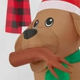 thumbnail image 4 of 6 ft Snowman with Bunny and Dog Funny Christmas Inflatable, 4 of 5