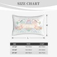 thumbnail image 6 of YFYANG Super Soft Rectangular Plush Cushion Cover (Without Pillow Insert), Spring Flower Bike Comfort and Non-Pilling Hidden Zip Bedroom Sofa Pillowcases, 20"x30", 6 of 9