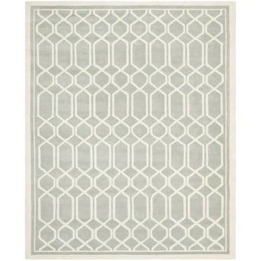 SAFAVIEH Chatham CHT725E Handmade Grey / Ivory Rug