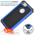 thumbnail image 5 of Apple iPhone 8 Case, iPhone 8 Cover, Njjex 2-Piece Shockproof Case For iPhone 8 4.7" Rugged Rubber Anti-Slip Plastic Hard Case Cover For Apple iPhone 8 (2017) 4.7"-[Blue/Black], 5 of 6