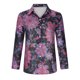 thumbnail image 4 of ICHUANYI Clearance Fashion Women Button Casual Turn-Down Neck Printed Long Sleeve Tops Shirt(Pink, XL) ICHUANYI WER2023081507327, 4 of 8