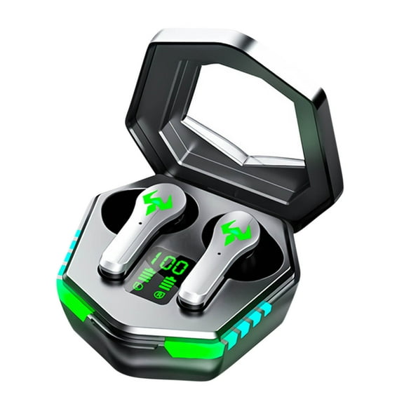 Wireless Earbuds, Bluetooth 5.4 Headphones Sports, 50H Playback in-Ear buds with 4 ENC Noise Cancelling Mic, Deep Bass Earphones with Earhooks, IP7 Waterproof Fitness Headset