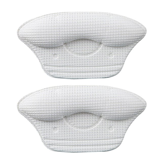 maskred Anti- for Slip Heel Pads for Big Shoes Soft and Cushioned Sponge Heel Liners Sticker White 9mm 5Set