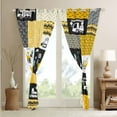 thumbnail image 4 of Construction Curtains & Drapes 52"Wx84"L Tractor Curtains Dinosaur Truck Window Curtains Teen,Cartoon Car Window Treatments 2 Panels Check Excavator Room Decor, 4 of 5