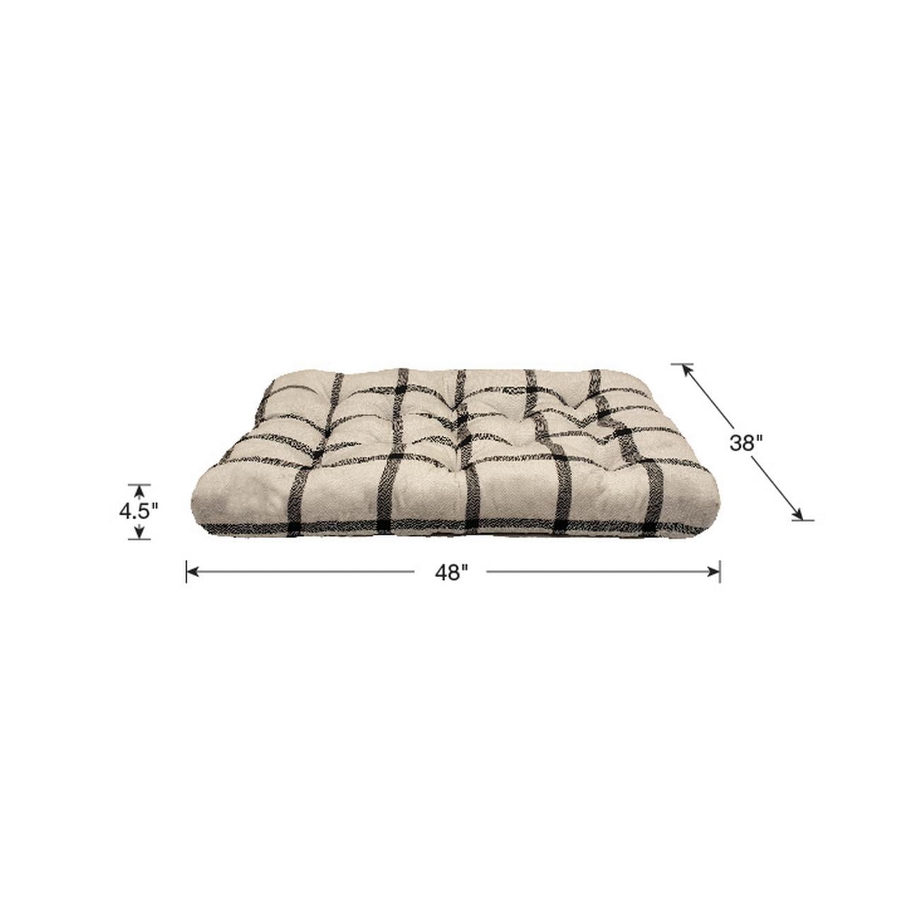 holiday time tufted plush pet bed