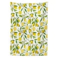 thumbnail image 3 of Ambesonne Kitchen Tablecloth Rectangular Table Cover, Exotic Delicious Garden, 60"x84", Fern Green Yellow White, 3 of 4