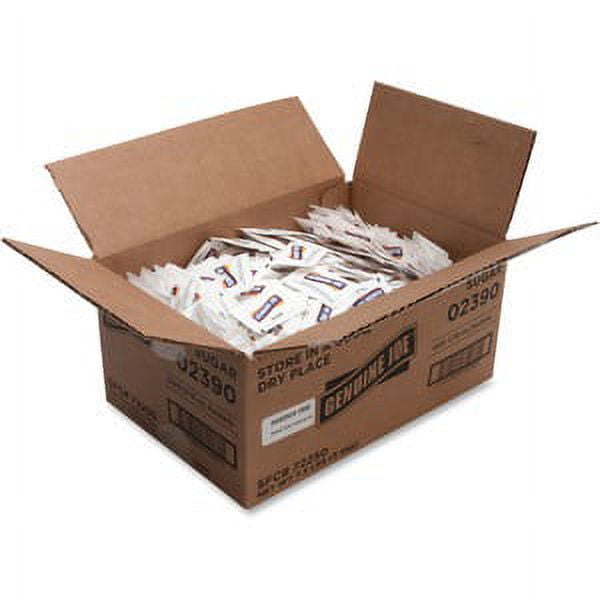 Genuine Joe Sugar Packets, 0.1 oz, 1200/Box, GJO02390