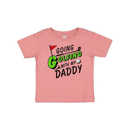 

Inktastic Going Golfing with my Daddy- kids golf Gift Baby Boy or Baby Girl T-Shirt