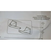 Delta Eve50-Pc Everly Double Post Pivoting Toilet Paper Holder - Polished Chrome