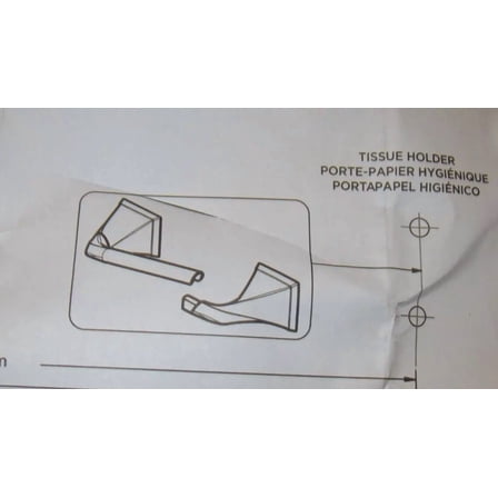 Delta Eve50-Pc Everly Double Post Pivoting Toilet Paper Holder - Polished Chrome