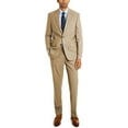 thumbnail image 3 of Chaps Flat Front Men's Solid Classic Fit Tailored Suit Separate Pant, 3 of 3