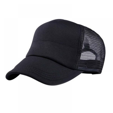 

Unisex Baseball Cap Mesh Back Baseball Sun Hat Mesh Baseball Cap Mesh Trucker Cap Adjustable Mesh Snap Hats for Women Men Teen Boys Girls