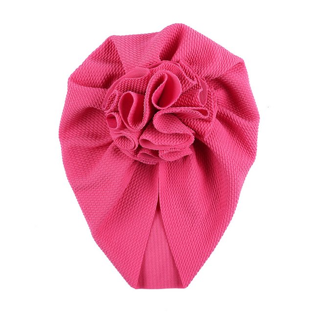 Wangsaura Infant Flower Hedging Cap Wild Baby Sun Flower Pleated Turban Hat