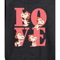 thumbnail image 3 of Peanuts - Belle Love - Women's French Terry Pullover Sweatshirt, 3 of 6