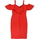 thumbnail image 1 of Vestido Midi rojo con hombros descubiertos para mujer Rachel Roy Grande, 1 of 2