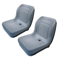The ROP Shop (2-Pack) Gray HIGH BACK SEATS for John Deere Gator UTV 4x2 & 6x4 Trail Worksite