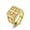 Gold, variant on Cross Ring for Men Women Silver Stainless Steel Band Biker Jewelry Gold Plated-Gold-11