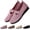 33# Pink, variant on Women's Woven Orthopedic Breathable Soft Shoes Arch Support, Slip-On Lightweight Flat Soft Shoes Diabetic Foam Walking Shoes,Pink,40
