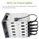 thumbnail image 5 of Cable divisor de alimentación Kuymtek SATA 1 a 5 de 76 cm, 5 of 8