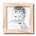 thumbnail image 2 of ArtToFrames 8" x 8" Knotty Pines Pecan with White Wash Picture Frame, 8x8 inch White Wood Poster Frame (WOM-4771), 4 Pack, 2 of 7