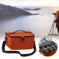 thumbnail image 4 of Bolsa multifunción para cámara Durable a prueba de golpes Nylon grande transpirable solo hombro lente mochila lente bolsa para senderismo al , naranja verticales CUTICAT Funda de cámara, 4 of 7