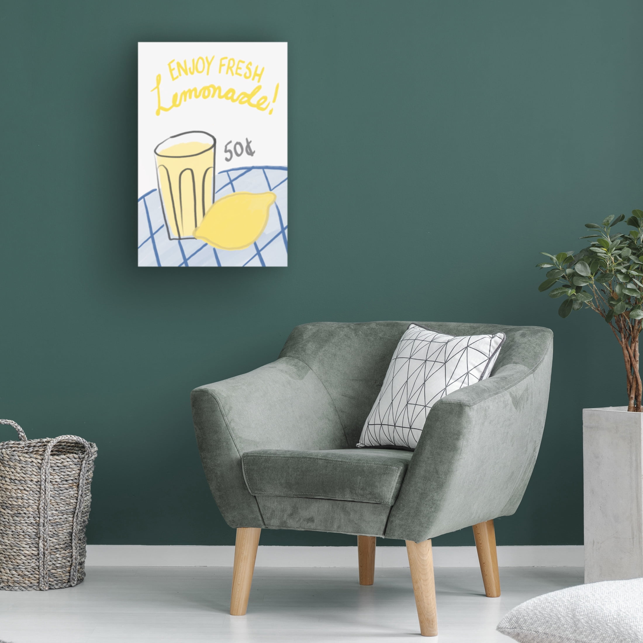 Trademark Fine Art Athene Fritsch  Fresh Lemonade Canvas Wall Art