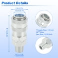 thumbnail image 3 of Acoplador de combustible Unique Bargains, conector de combustible de conexión rápida para Detroit Diesel S60 DD13 DD15 para Cummins para Caterpillar, 3 of 7