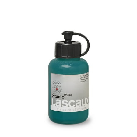 UPC: 7612254325513 | Lascaux Studio Acrylic 85ml Bottle Emerald Green Deep