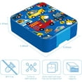 thumbnail image 3 of Bento Boxes Lunch Box for School, Leak-Proof Small Bento Box 4 Compartment Toddler Lunch Container for Daycare, Ideal Portions Size for Ages 3 to 7, 3 of 7