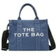 thumbnail image 2 of Bolso Mano Lona Con Letras Bolso Gran Capacidad (Azul), 2 of 9