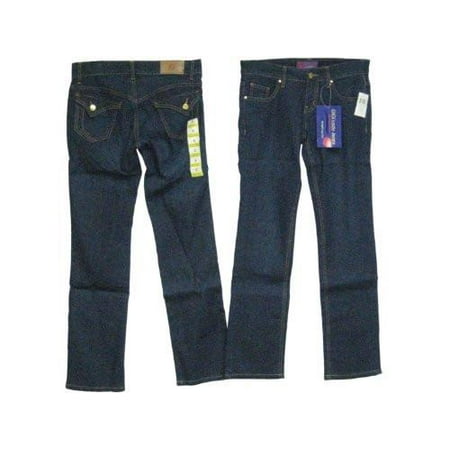 Ladies Sizes 1/3/5/7/9/11/13/15, Denim Low Rise, 5 Pockets, Jeans. Straight Leg Cut. * 1 Unit Pack (The Best Low Rise Jeans)