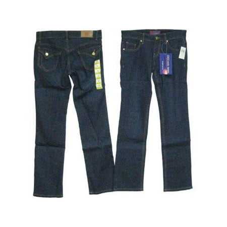 Ladies Sizes 1/3/5/7/9/11/13/15, Denim Low Rise, 5 Pockets, Jeans. Straight Leg Cut. * 1 Unit Pack