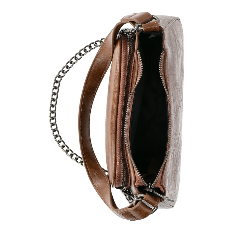 Women's Crossbody Bag Dark Brown-sjn641 high quality