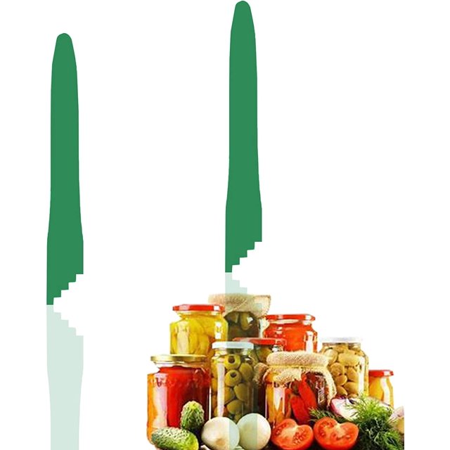 Bubble Popper for Canning Kit - Canning Supplies Bubble Measurer Canning Tools - Canner Debubble for Canning Jars Mason Jars Canning Pot 2Pcs (Green)