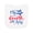 AA-White, variant on Inktastic My 1st 4th of July with Stars Baby Terry Cloth Bib