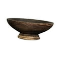 thumbnail image 2 of Cuenco de pedestal decorativo Frutero de madera Cuenco de madera para servir Cuenco de madera para desayuno marrón, 2 of 9