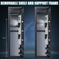 thumbnail image 4 of Omethey 5-7 Biometric Fingerprint with LCD Keypad, LED Light, 3 Adjustable Racks Gun Safes, 4 of 7