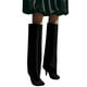 thumbnail image 1 of Botas Anchas Tacón Aguja para Mujer Hasta La Rodilla Todas Combinadas Otoño E Invierno, 1 of 8