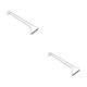thumbnail image 4 of Kearding Solución de almacenamiento en estante para copas de vino de acero inoxidable de fácil acceso fabricada con acero inoxidable de una de un solo piso 55CM 2Conjunto, 4 of 6