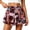 Multicolor, variant on Women Shorts With Pockets Floral High Waisted A Line Skirt Pants for Summmer Festival Holiday Daily Wear