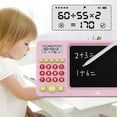 thumbnail image 2 of 2-in-1 Math Learning Handwriting Tablet,Handwriting Practice & Interactive Games, Interactive Electronic Math Game, Learning Games Digital Calculator with Display, 2 of 9