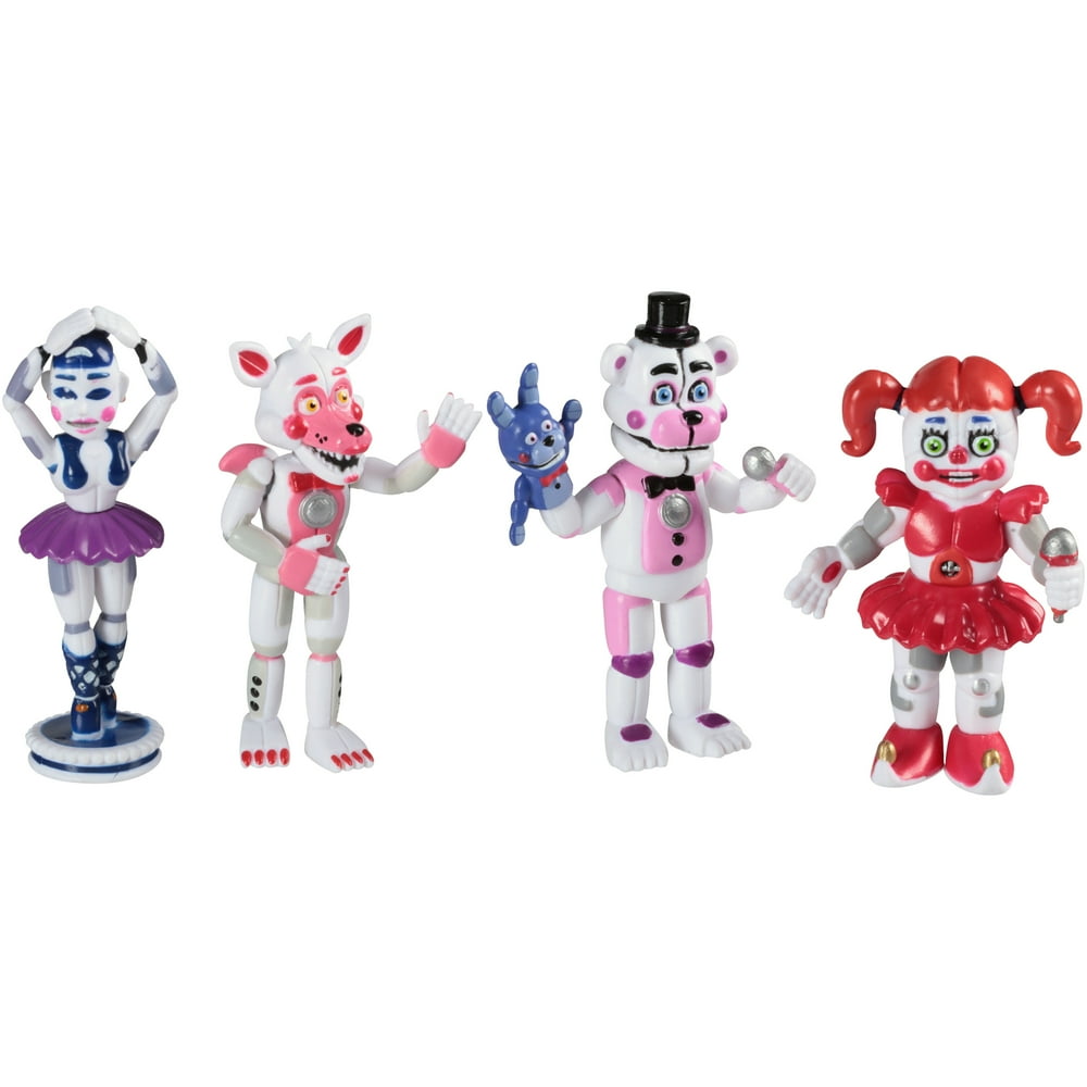 Funko 2" Action Figure Five Nights at Freddy's Sister Location 4 Pack Set 1