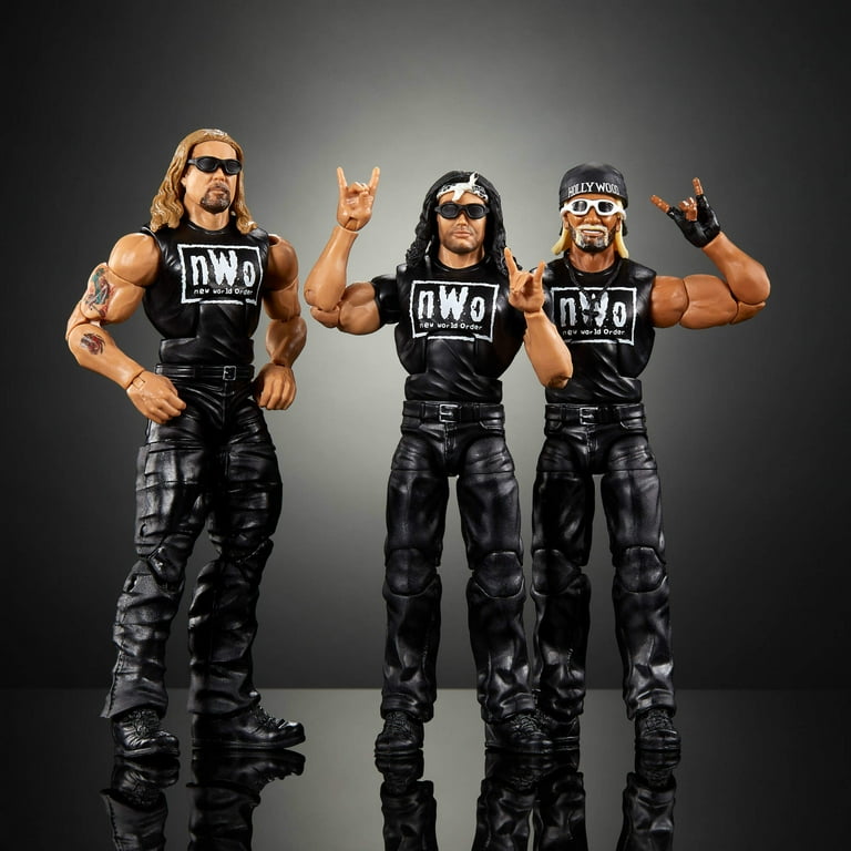 WWE Elite Pack of 3 Action Figures with Accessories, 6-inch