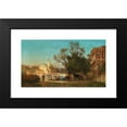thumbnail image 2 of Germain Fabius Brest 18x12 Black Modern Framed Museum Art Print Titled - At Capriccio of Constantinople, 2 of 5