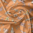 thumbnail image 5 of Ambesonne Butterfly Valance Pack of 2, Papillon Cartoon, 54"X18", Apricot Pale Pink, 5 of 5