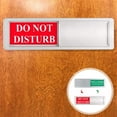 thumbnail image 3 of Señal de Privacidad Adhesiva Acrílica, Indicador de Señal de para Oficina de Negocios, Señal de Puerta de Baño , blanco Gloria No molestar la señal, 3 of 8