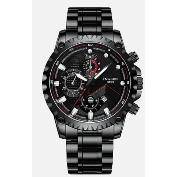 Waterproof Men's Luxury Watch Stainless Steel Quartz Luminous Classic Wristwatch